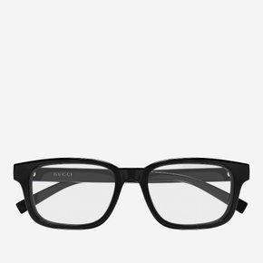 [해외배송] 구찌 렉탱귤러 볼드 안경테 GG2107OL 001 BLACK BLACK TRANSPARENT 54