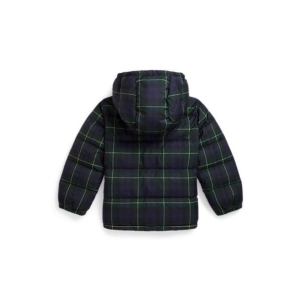 폴로 키즈 남아 2-7세 플래드 다운 후드 재킷(CWPOOTWB6020368999)