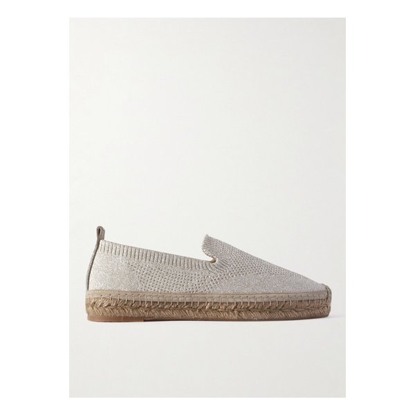 브루넬로쿠치넬리 메탈릭 스트레치 니트 에스파드리유 실버 1647597336720982