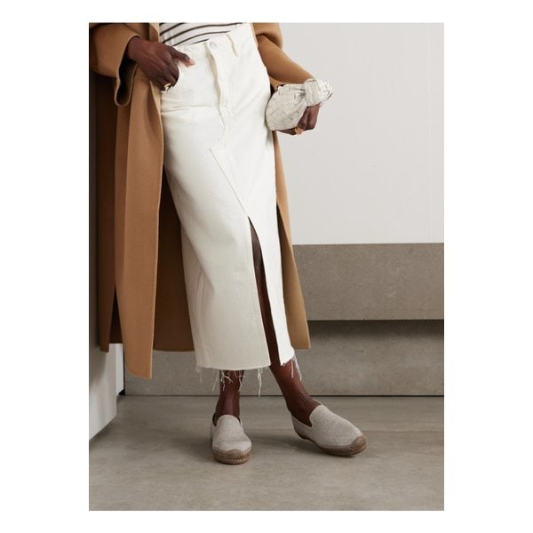 브루넬로쿠치넬리 메탈릭 스트레치 니트 에스파드리유 실버 1647597336720982