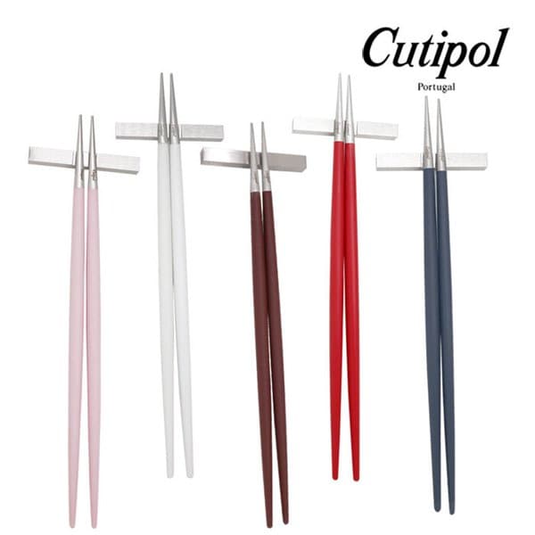 고아 젓가락 세트  받침포함 색상 택1