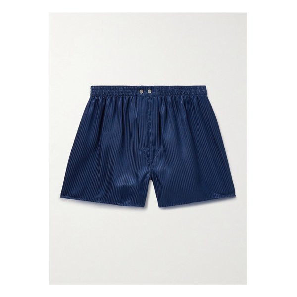 데렉 로즈 우번 8 스트라이프 실크 새틴 박서 쇼츠 1647597336063876