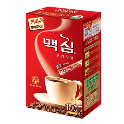 용픔 자판기 커피 용품 문구사무 맥심오리지날설탕없는블랙믹스 1.0gx100T