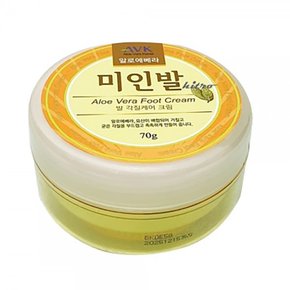 알로에베라 미인발크림 발뒤꿈치 발각질제거 풋크림 70g