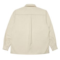 SUN LOGO LONG SLEEVE SHIRT BEIGE - 썬로고 셔츠