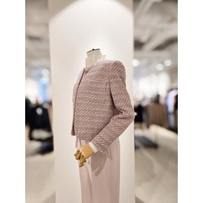 [파주점] [더아이잗컬렉션]글리터 트위드 원버튼 크롭 자켓 CS2B0JK211