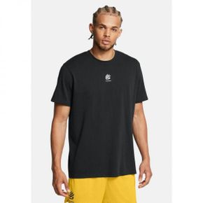 5171933 Under Armour BASKETBALL CURRY HEAVYWEIGHT - Basic T-shirt schwarz