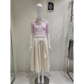 테리 꽈배기 카라 반팔니트 LC28KP270