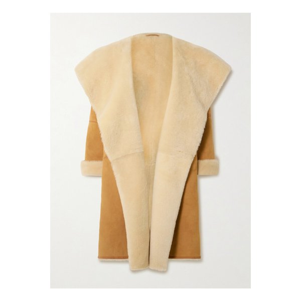 드레이프 시어링 코트 탠 브라운 46376663162898911