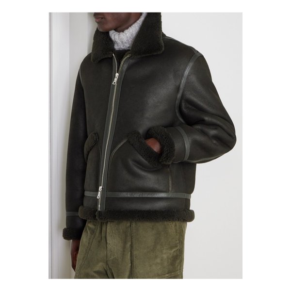 시어링 에비에이터 재킷 그린 1647597344428767