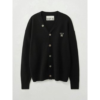 세터 에센셜 파로 가디건_블랙