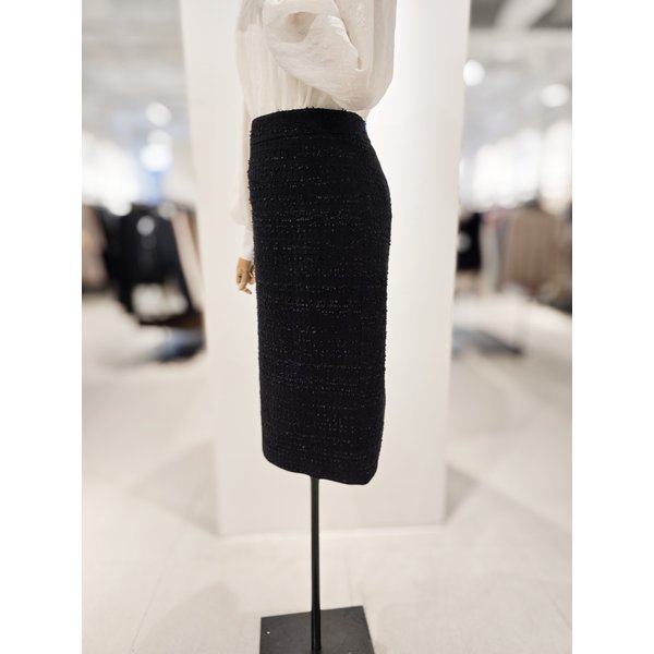 [파주점] [더아이잗컬렉션]트위드 백 슬릿 H라인 스커트 CS3B0SK062