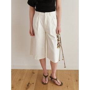 Side-Tuck Half Pants (2color)