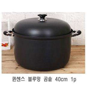 퀸센스 블루밍 곰솥 40cm 1p 냄비 곰솥냄비 업소용곰솥 곰통 국솥