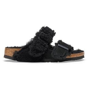 23FW 버켄스탁 샌들 ARIZONA SPLIT SHEARL TEDDY 1025544 BLACK