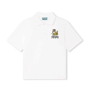 겐조키즈 아이코닉 코토라 타이거 PK 폴로 티셔츠(Z245AF2E11)