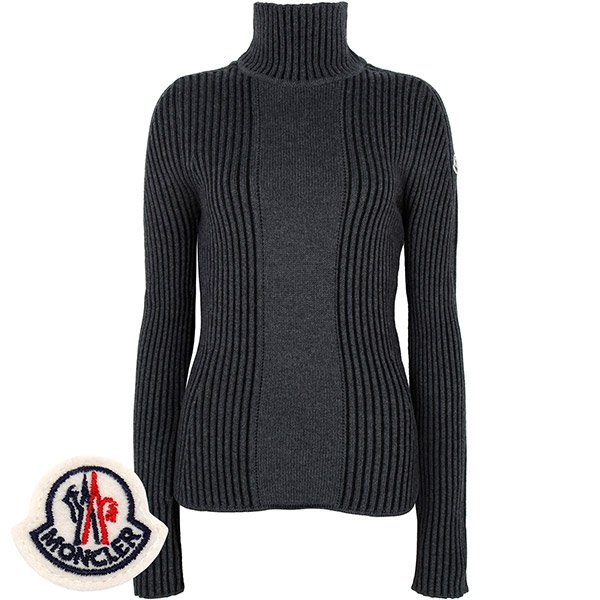 [부산점] 몽클레어 그레이 버진 울 터틀넥 스웨터 9F00004 M1131 991