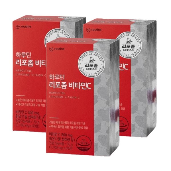 하루틴 리포좀 비타민C 리포솜 공법 비타민씨 30정 x 3개