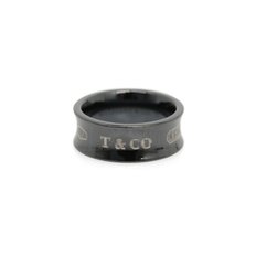 [중고명품] 럭스애비뉴 티파니 티타늄 반지 TCO 1837 블랙링 9호
