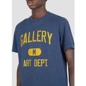 [해외배송] 24 S/S AD-1010 DEEP NAVY 갤러리 댑 로고 프린트 티셔츠 B0110810220
