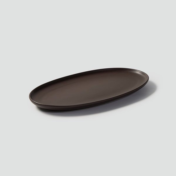 설기 타원접시_25.5cm_브라운 J70N901324900