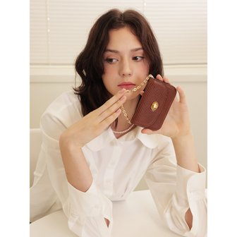 러브참 [비키 월렛백_리자드]Vicky Wallet Bag_Lizard