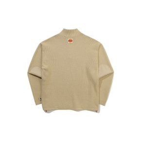 [공식](정상가 : 209,000원) 스냅 포인트 반오픈 스웨터 OATMEAL