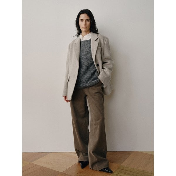 TVW CASHMERE WOOL SINGLE BLAZER_2COLORS