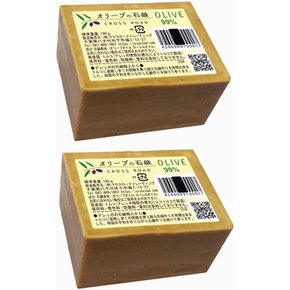 크로스로드 전통방식 제작 올리브 월계수 오일 알레포 비누 200g 2개 Aleppo Soap