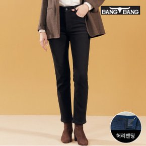 여성 밍크보아 본딩기모 데님 검정_P348602624