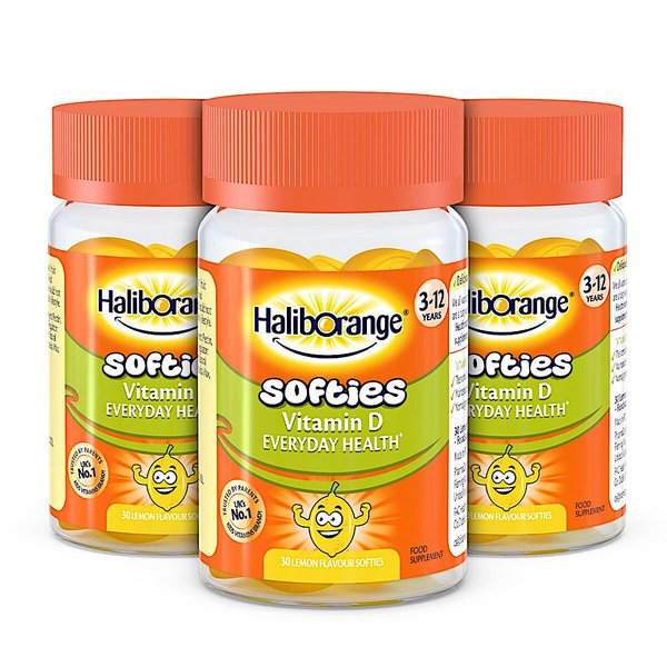 하리브오렌지 소프티 어린이 비타민D 레몬맛 HalibOrange Softies Vitamin D 30구미 3개