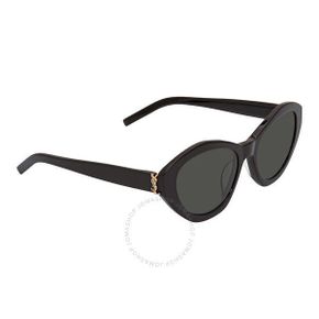 4437844 Saint Laurent Grey Cat Eye Ladies Sunglasses 73531434