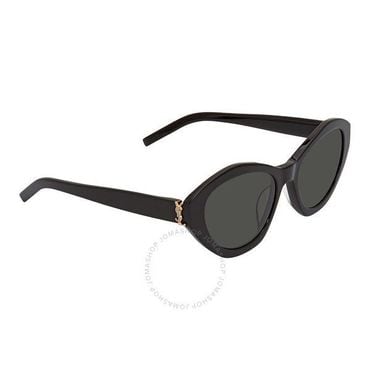 생로랑 4437844 Saint Laurent Grey Cat Eye Ladies Sunglasses 73531434