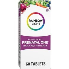 Rainbow Light Prenatal One 종합 비타민제 - 60ct, 무지개 빛 건강식품