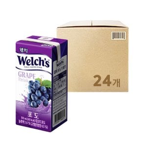 Welchs 웰치 주스 (포도) 190ml x 24개