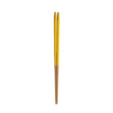 사브르 야마치쿠 호소케즈리 대나무 젓가락 23cm 바나나 옐로우