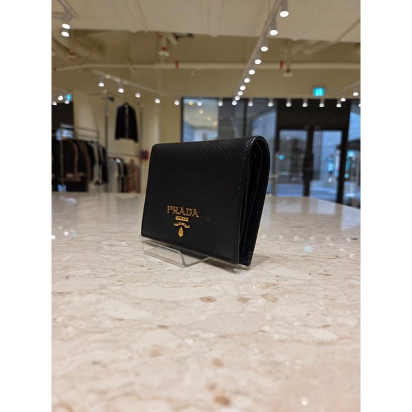 [부산점] [프라다]  여성 사피아노 로고 반지갑 1MV204-QWA-F0002