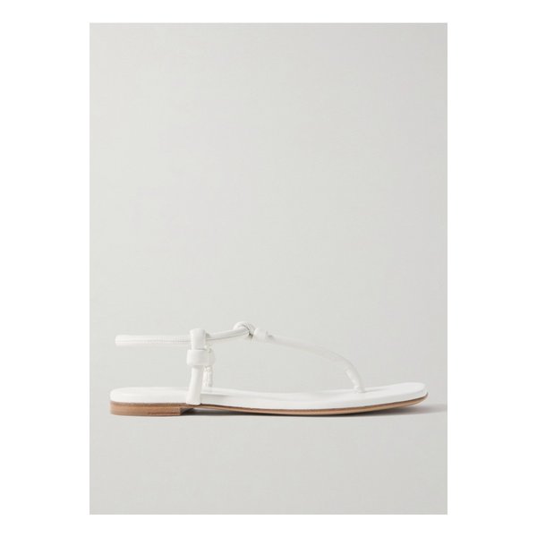 주노 송아지 가죽 노트 가죽 샌들 1647597332723132