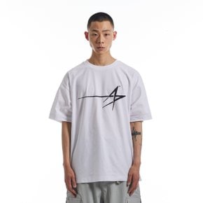 STAR LOGO OVER FIT (WHITE)