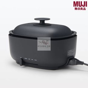 MUJI 일본 주방가전 멀티 쿠커 딥 핫 플레이트 전기냄비 깊은 타입 MJ-HPFK2
