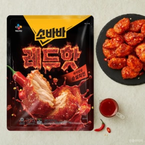 CJ 고메 소바바치킨 레드핫 375g