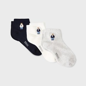 [3PACK] Steve Ankle Socks WHAYG4912A