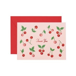 Cherries Thank You Card 감사 카드