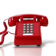  [코텔코] Made in USA 오리지널 빈티지전화기 레드