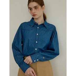 Basic denim shirts_Blue