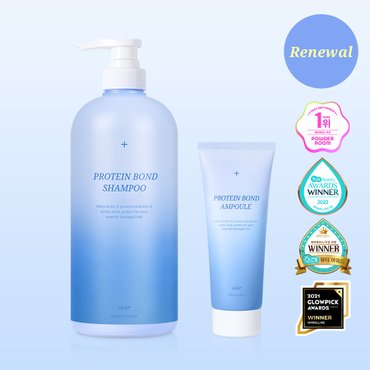 헤어플러스 [1&1]헤어플러스 new 단백질샴푸 1000ml+new 앰플 145ml