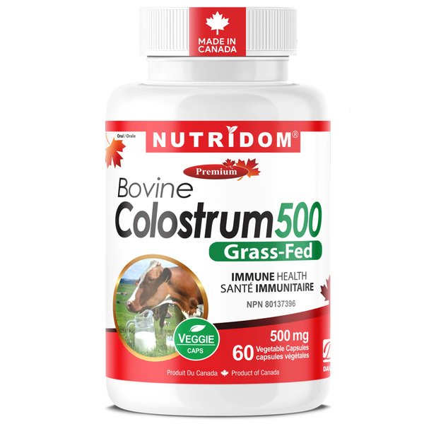뉴트리돔 캐나다 보바인 초유 500mg 60캡슐