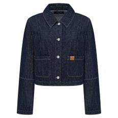 포켓 라벨 데님 자켓 ERJJOE0100
