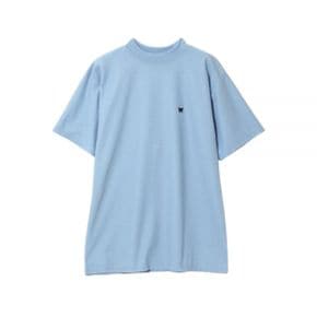 NEEDLES 니들스 SS Mock Neck Tee Poly Pique - Sax (QV353) (반팔 모크넥 티셔츠 폴리 피케)