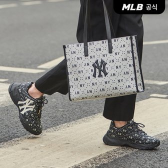 MLB [코리아공식]빅볼청키 사피아노 다이아 모노그램 NY (Black)